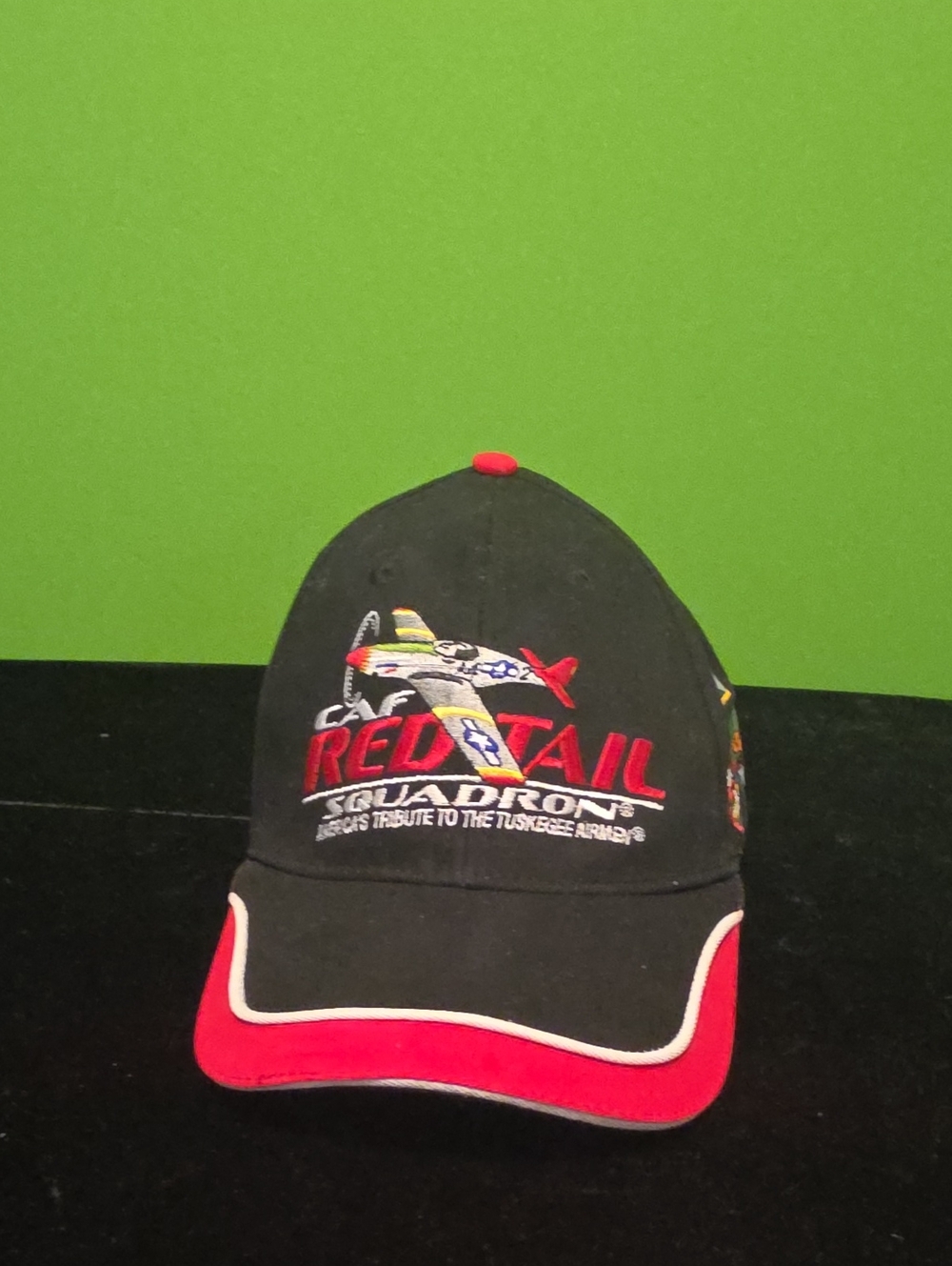RedTail Squadron Black & Red Baseball Cap